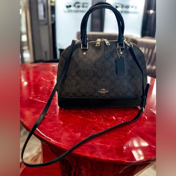 Coach Handbags - COACH Signature Sierra Satchel. Brown/Black | Gold Hardware | Crossbody NWOT